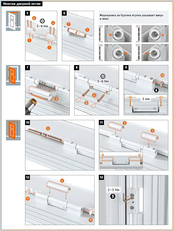 Петли DRH 140кг цилиндр