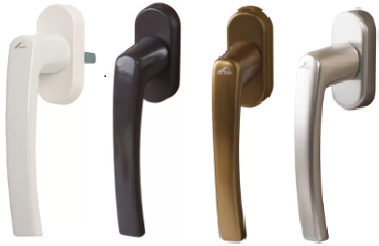 Ручки применяемые в окнах Kaleva Aluvet (выбор закрыт)