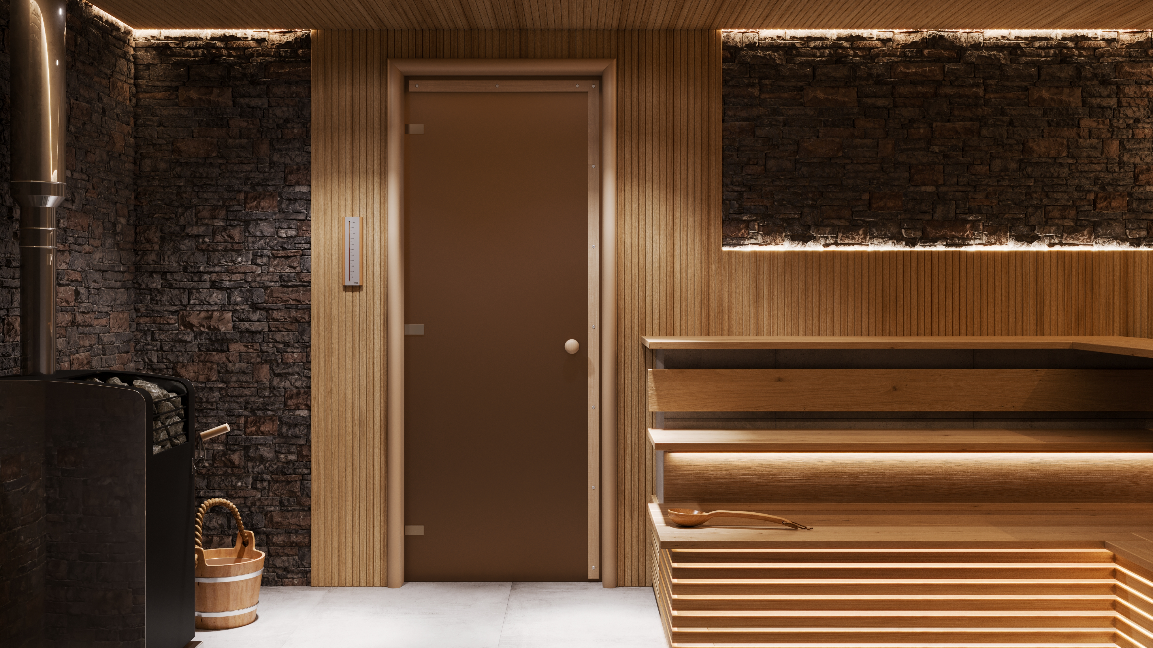 Kaleva Sauna Glass Door