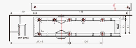 Доводчик Maxbar 5000 (со скользящей тягой)