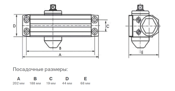 Доводчик Elementis 604