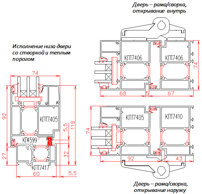 Чертежи узлов