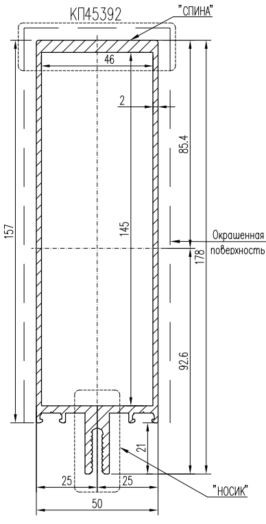 Применяемые профили Kaleva Aluvet FS