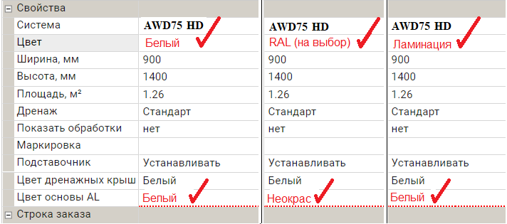 Двери AWD75 HD (выведено 28.02.2022г)