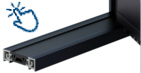 Применяемые профили Kaleva Aluvet Glass Standart: PD65