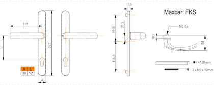 Фурнитура ПВХ дверей и SOLID DOOR ПВХ