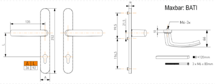 Фурнитура ПВХ дверей и SOLID DOOR ПВХ